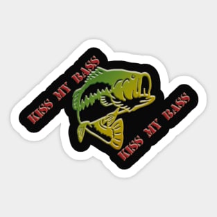 Kiss my Bass Sticker